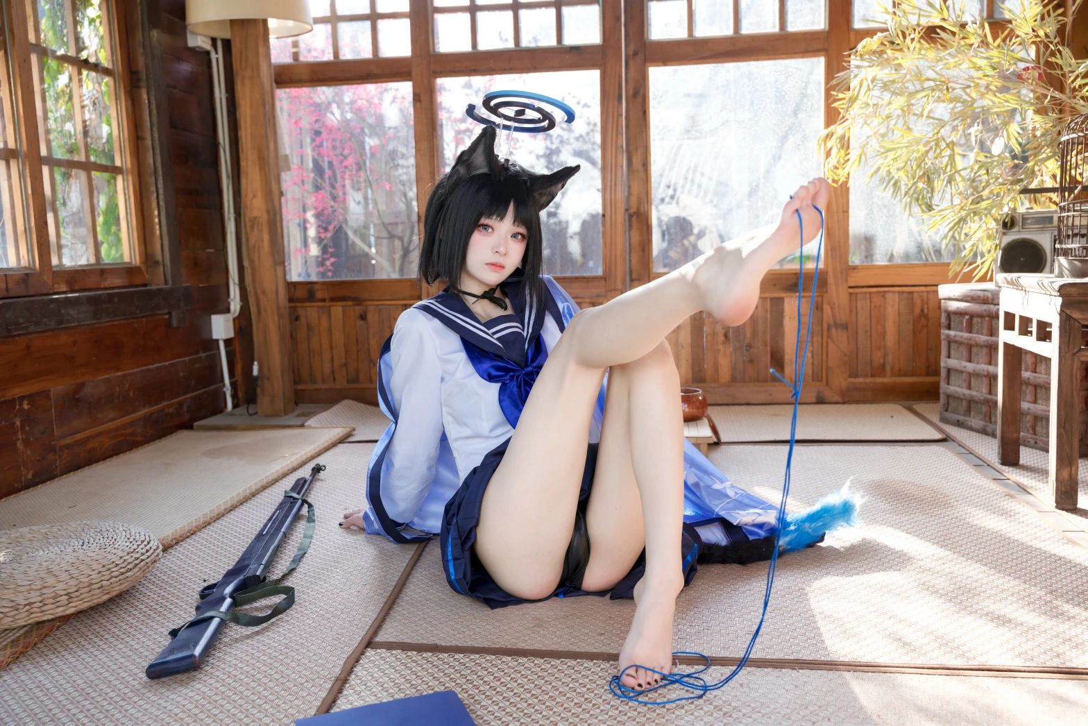 九柒喵『碧蓝档案 - 桐生桔梗』[58P]